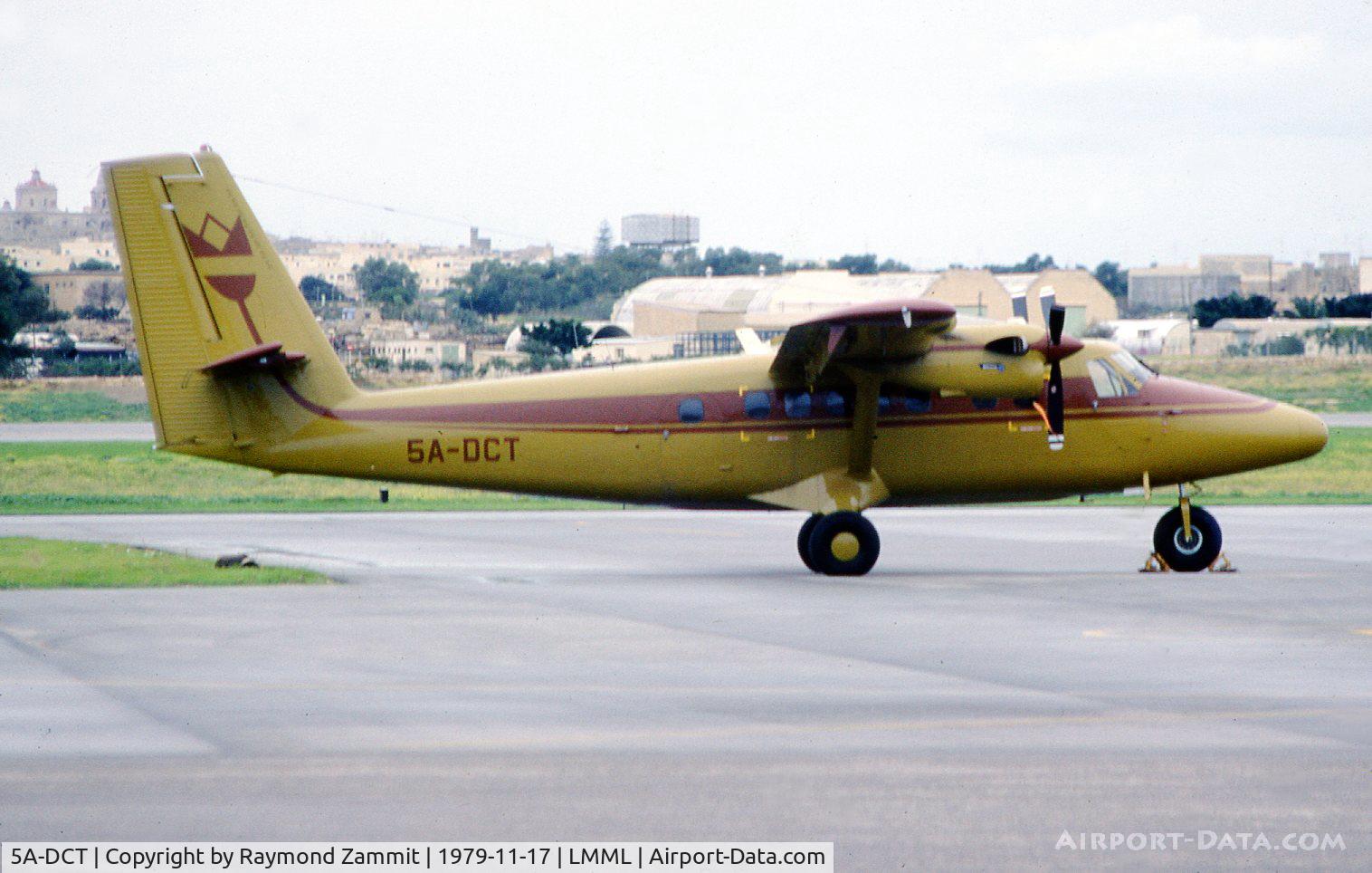 5A-DCT, 1979 De Havilland Canada DHC-6-300 Twin Otter C/N 627, De Havilland Canada DHC-6 Twin Otter 5A-DCT Government of Libya