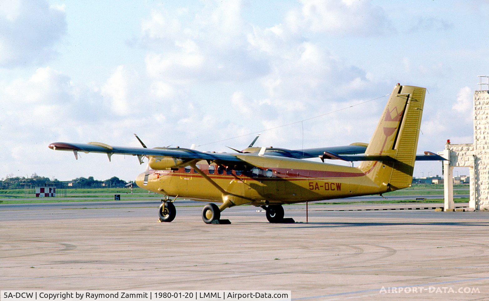 5A-DCW, 1979 De Havilland Canada DHC-6-300 Twin Otter C/N 639, De Havilland Canada DHC-6 Twin Otter 5A-DCW Government of Libya