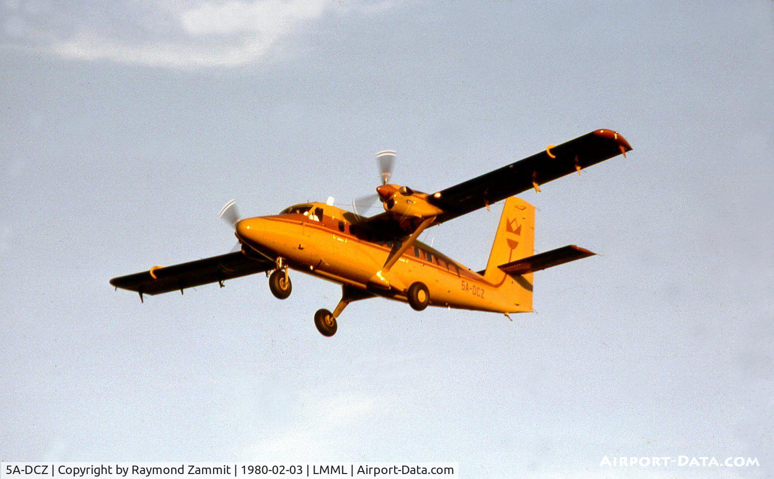 5A-DCZ, 1979 De Havilland Canada DHC-6-300 Twin Otter C/N 645, De Havilland Canada DHC-6 Twin Otter 5A-DCZ Government of Libya