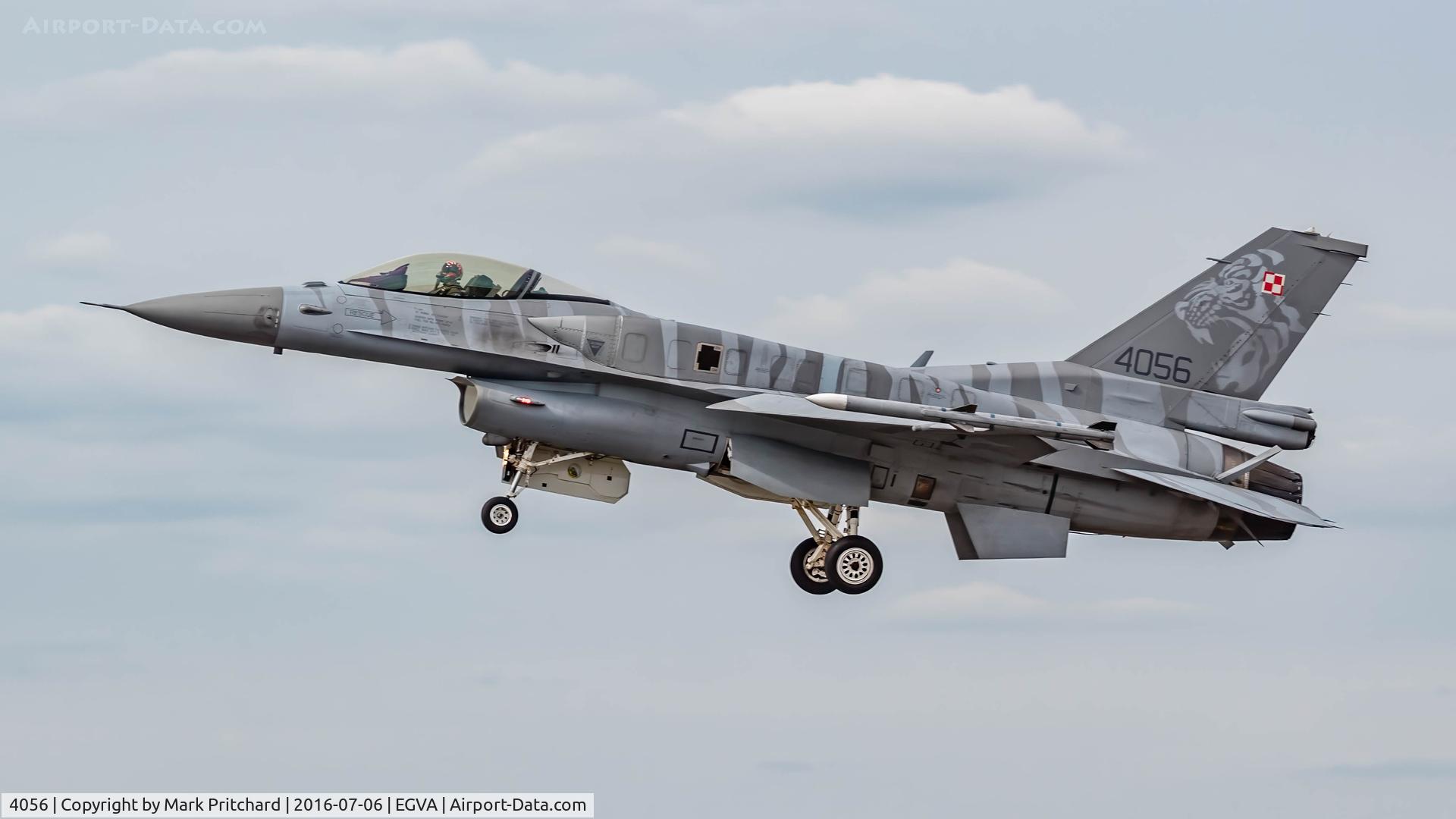 4056, Lockheed Martin F-16C Fighting Falcon C/N JC-17, RIAT 2016