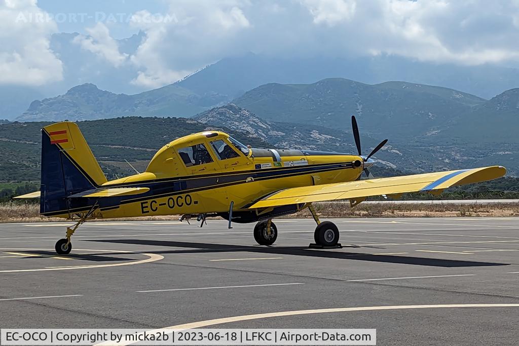 EC-OCO, Air Tractor AT-802 C/N 802-1029, Parked. It's ferry flight to delivery Slovenian Ministry