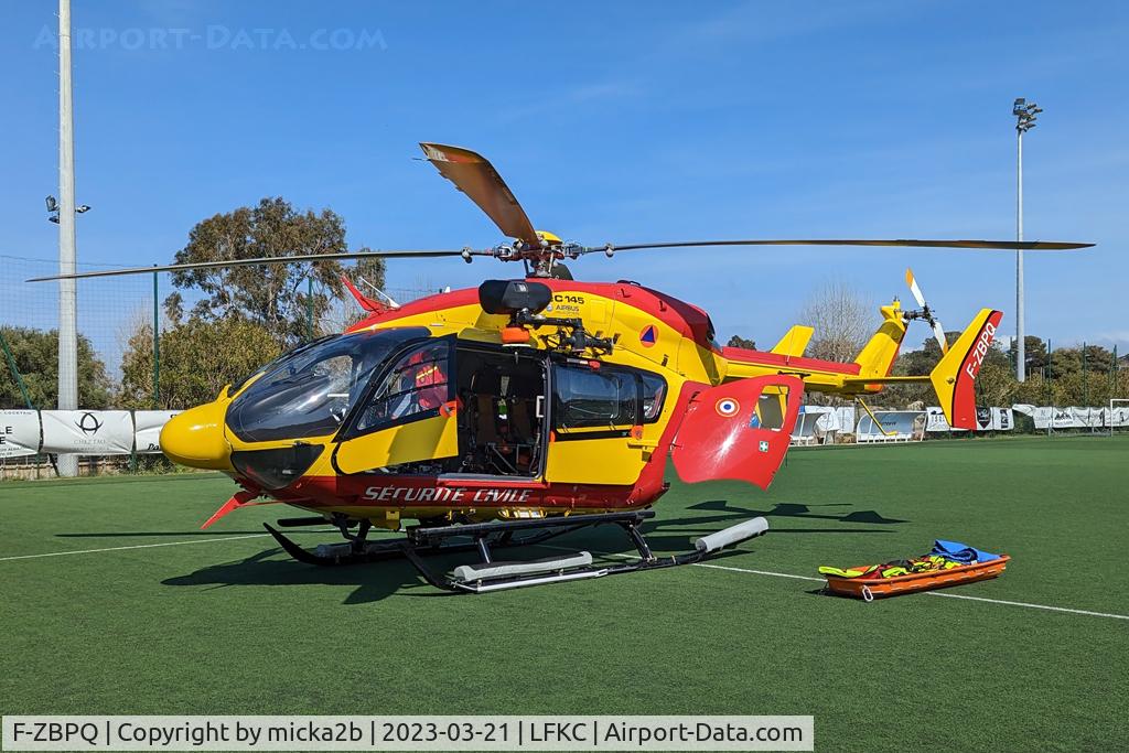 F-ZBPQ, Eurocopter-Kawasaki EC-145 (BK-117C-2) C/N 9031, Parked