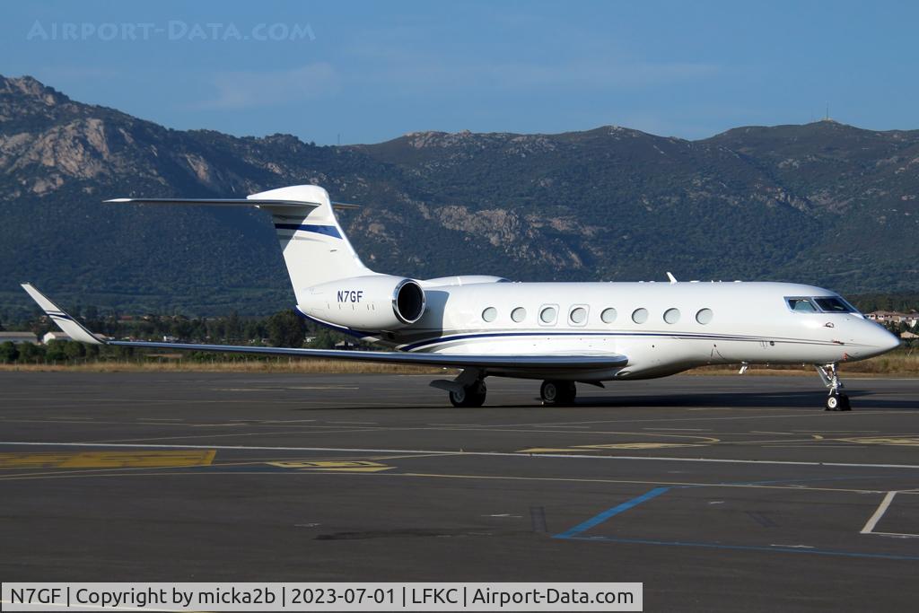 N7GF, 2019 Gulfstream G-VI (G650ER) C/N 6376, Parked