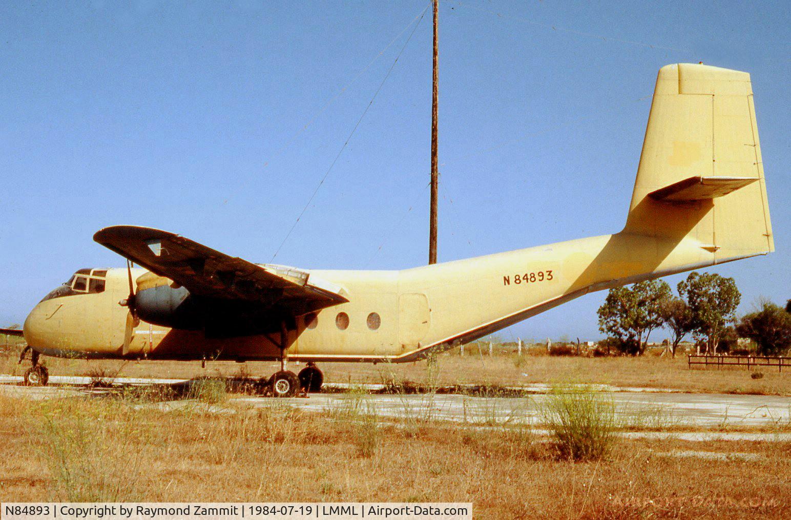 N84893, 1952 De Havilland Canada DHC-4A Caribou C/N 282, De Havilland Canada DHC-4A Caribou N84893 (Ex Abu Dhabi Army)