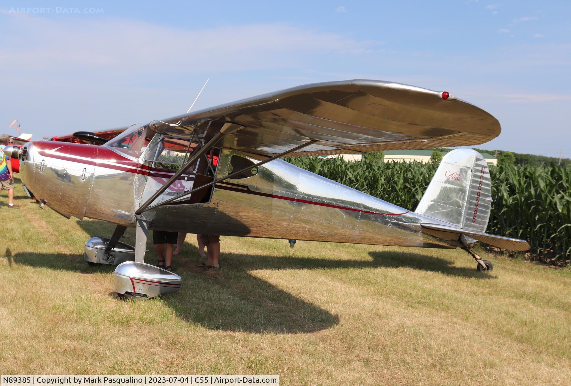 N89385, 1946 Cessna 140 C/N 8417, Cessna 140