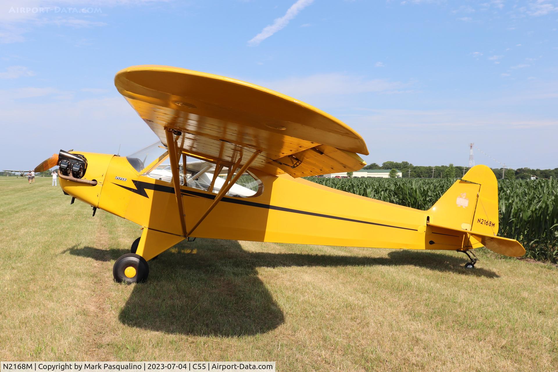 N2168M, 1946 Piper J3C-65 Cub C/N 20956, Piper J3C-65