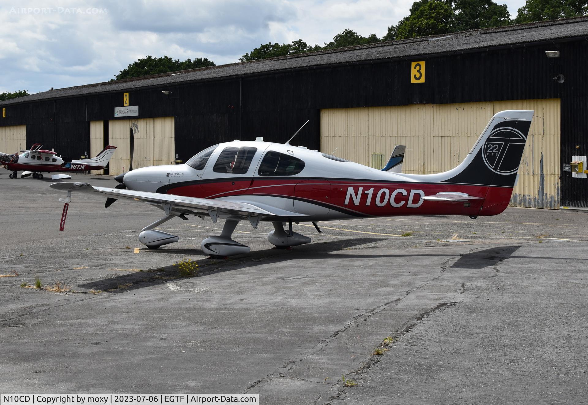 N10CD, 2012 Cirrus SR-22T C/N 0350, Cirrus SR-22T at Fairoaks.
