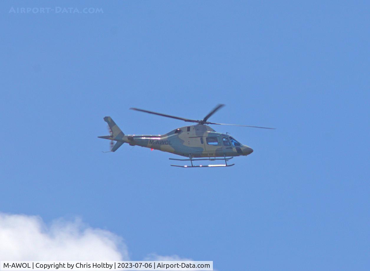 M-AWOL, 2004 Agusta A-119 Koala C/N 14037, Over Potters Bar, Herts.
