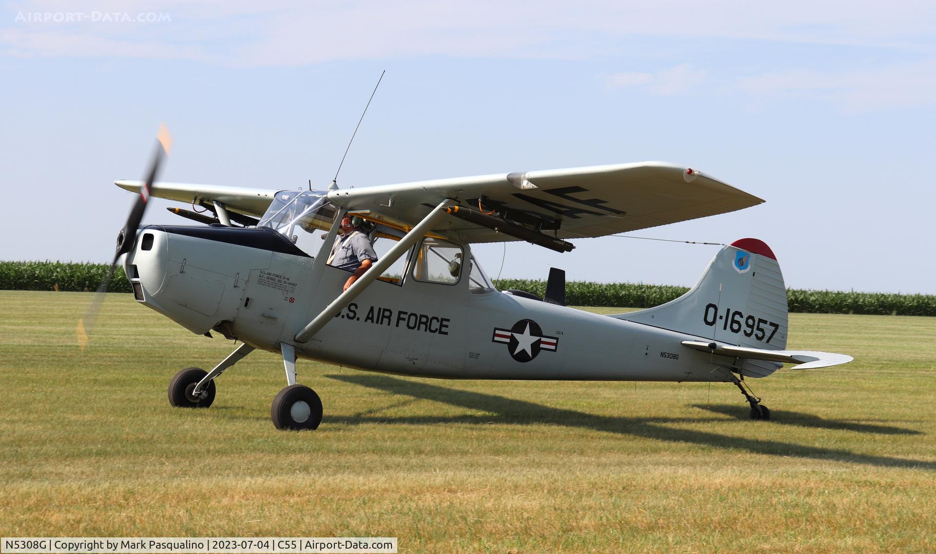 N5308G, 1951 Cessna 305A C/N 22829, Cessna L-19
