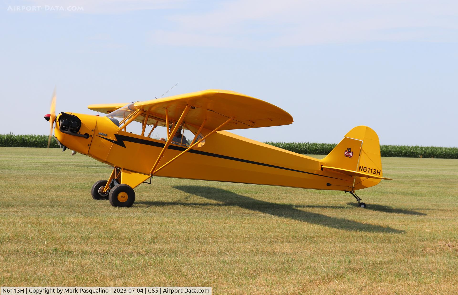 N6113H, 1946 Piper J3C-65 Cub C/N 19274, Piper J3C-65