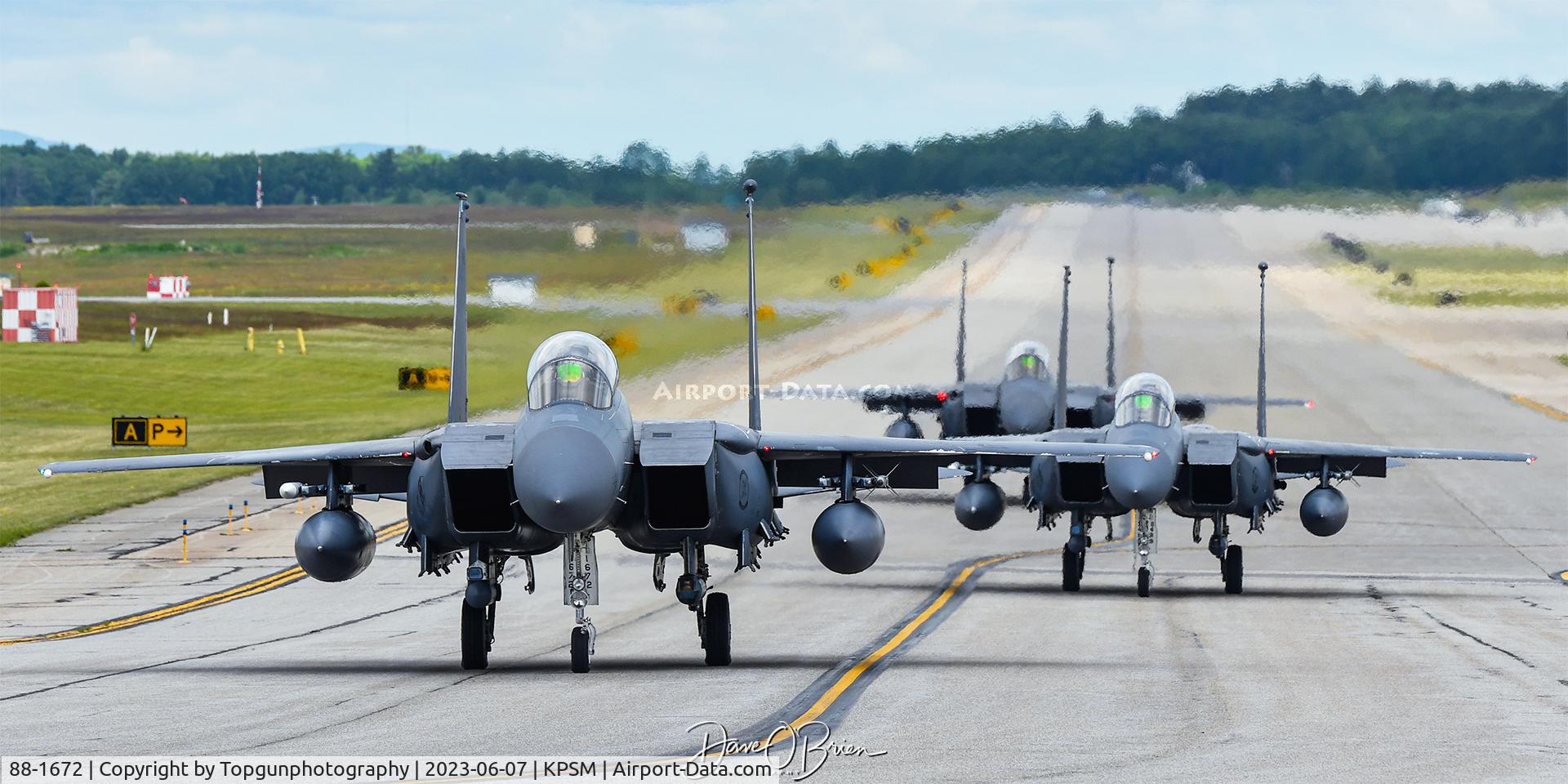 88-1672, 1988 McDonnell Douglas F-15E Strike Eagle C/N 1081/E056, BREAD11 flight lead