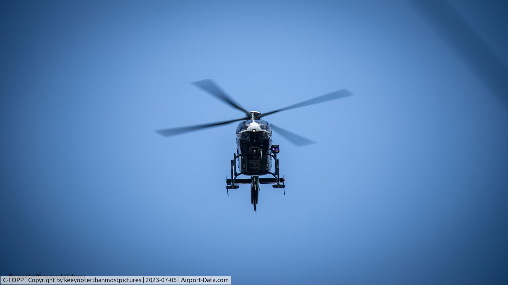C-FOPP, 2010 Eurocopter EC-135P-2+ C/N 0948, Shoreline fly-over Curve Lake Indian Reserve (Buckhorn Lake)
