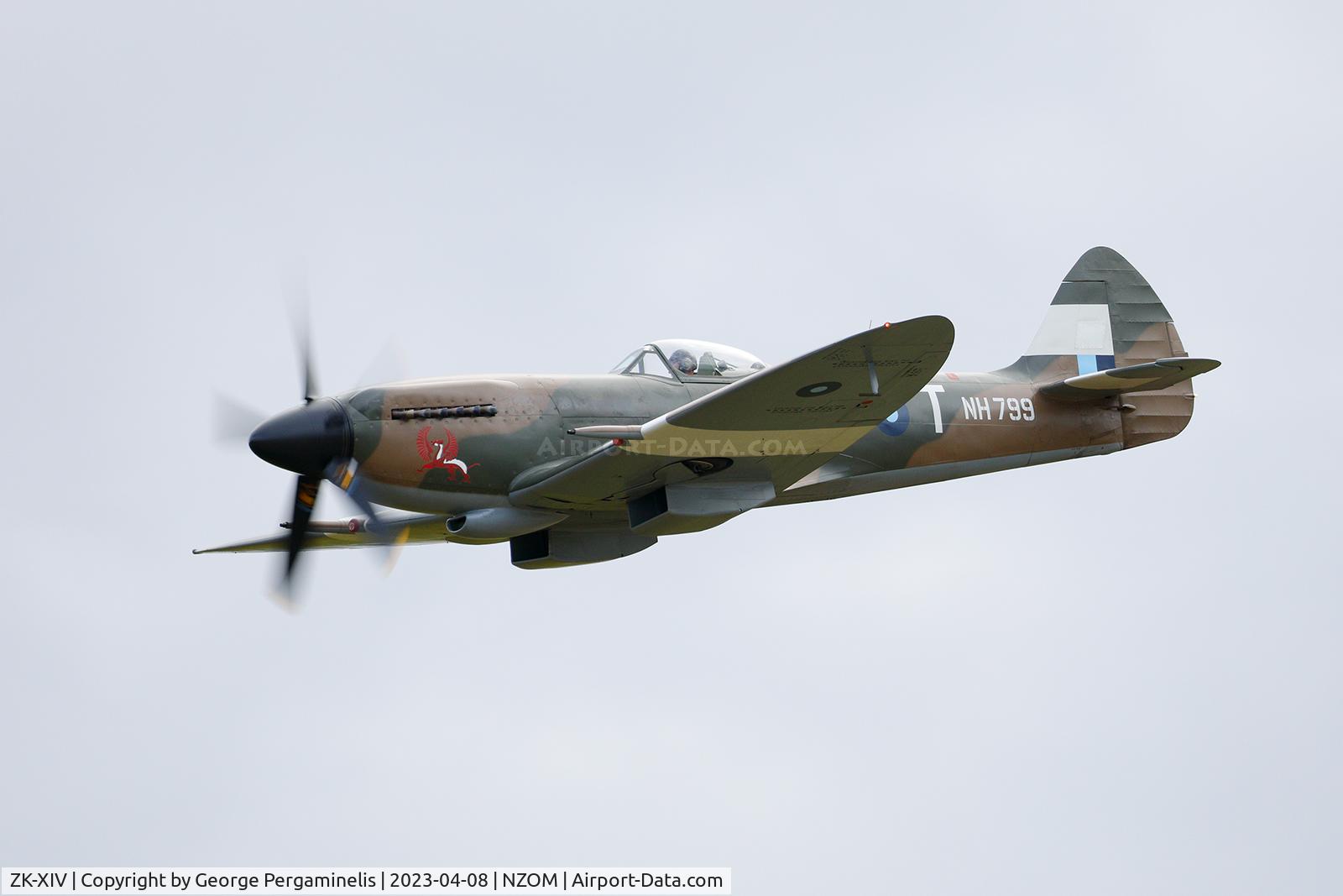 ZK-XIV, 1945 Supermarine 379 Spitfire FR.XIV C/N 6S/648269, Classic Fighters Airshow 2023.
