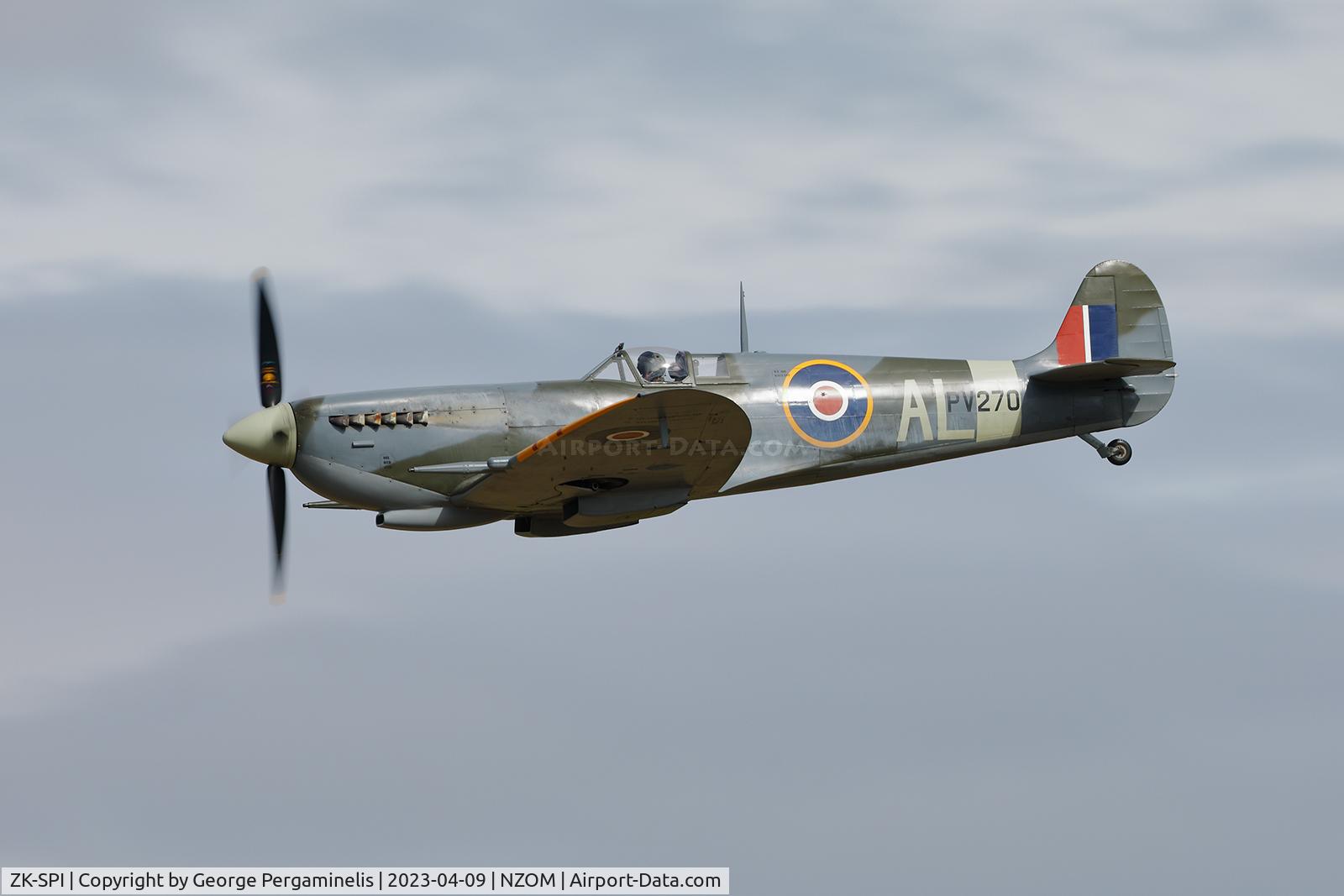 ZK-SPI, Supermarine 361 Spitfire LF.XVIe C/N CBAF. IX3128, Classic Fighters Airshow 2023.