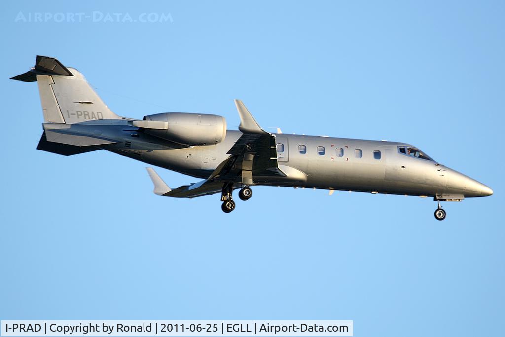 I-PRAD, Learjet 60 C/N 60-145, at lhr