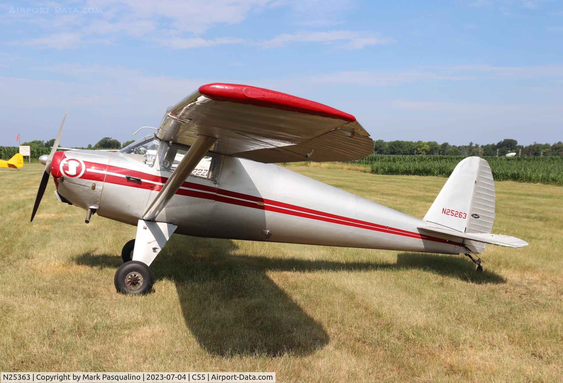 N25363, 1940 Silvaire Luscombe 8A C/N 1239, Luscombe 8A