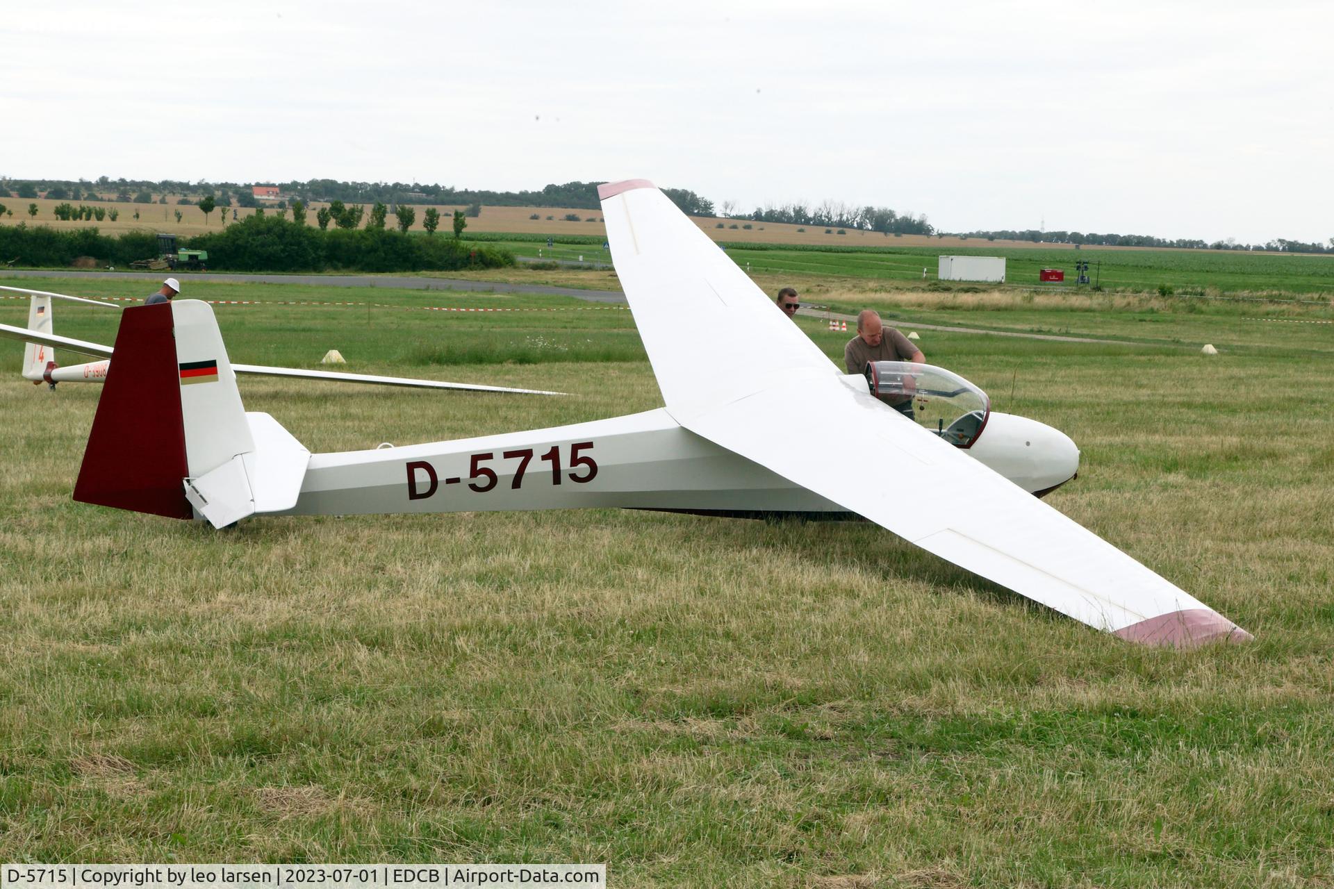 D-5715, 1958 Baugem.Helpup Schleicher K 8 B C/N 107/58, Ballenstedt 1.7.2023