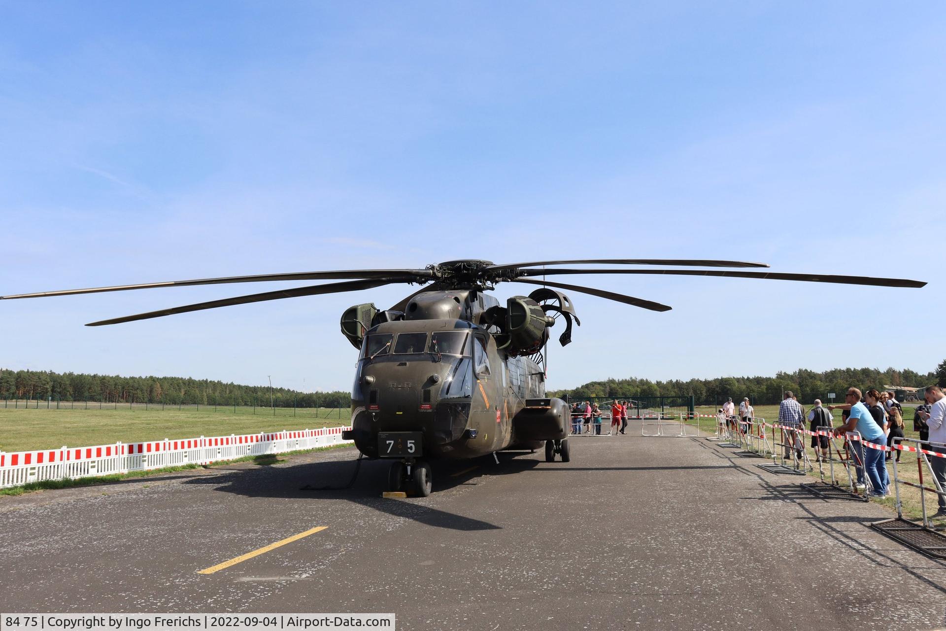 84 75, Sikorsky (VFW-Fokker) CH-53G C/N V65-073, 84 75 at Berlin-Gatow Flugplatzfest 2022