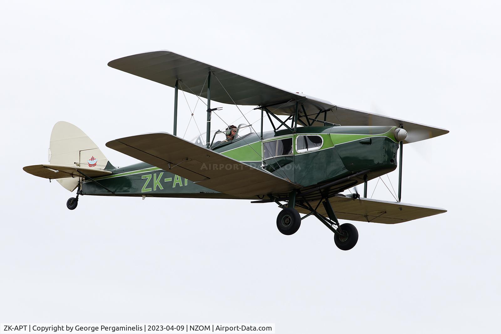 ZK-APT, 1947 De Havilland DH.83 Fox Moth C/N FM48, Classic Fighters Airshow 2023.