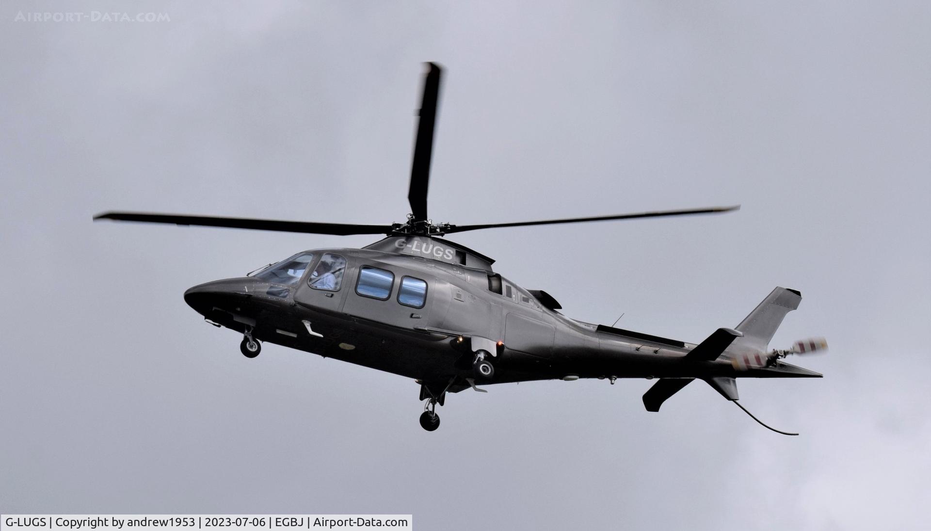 G-LUGS, 2009 Agusta A-109S Grand C/N 22125, G-LUGS at Gloucestershire Airport.