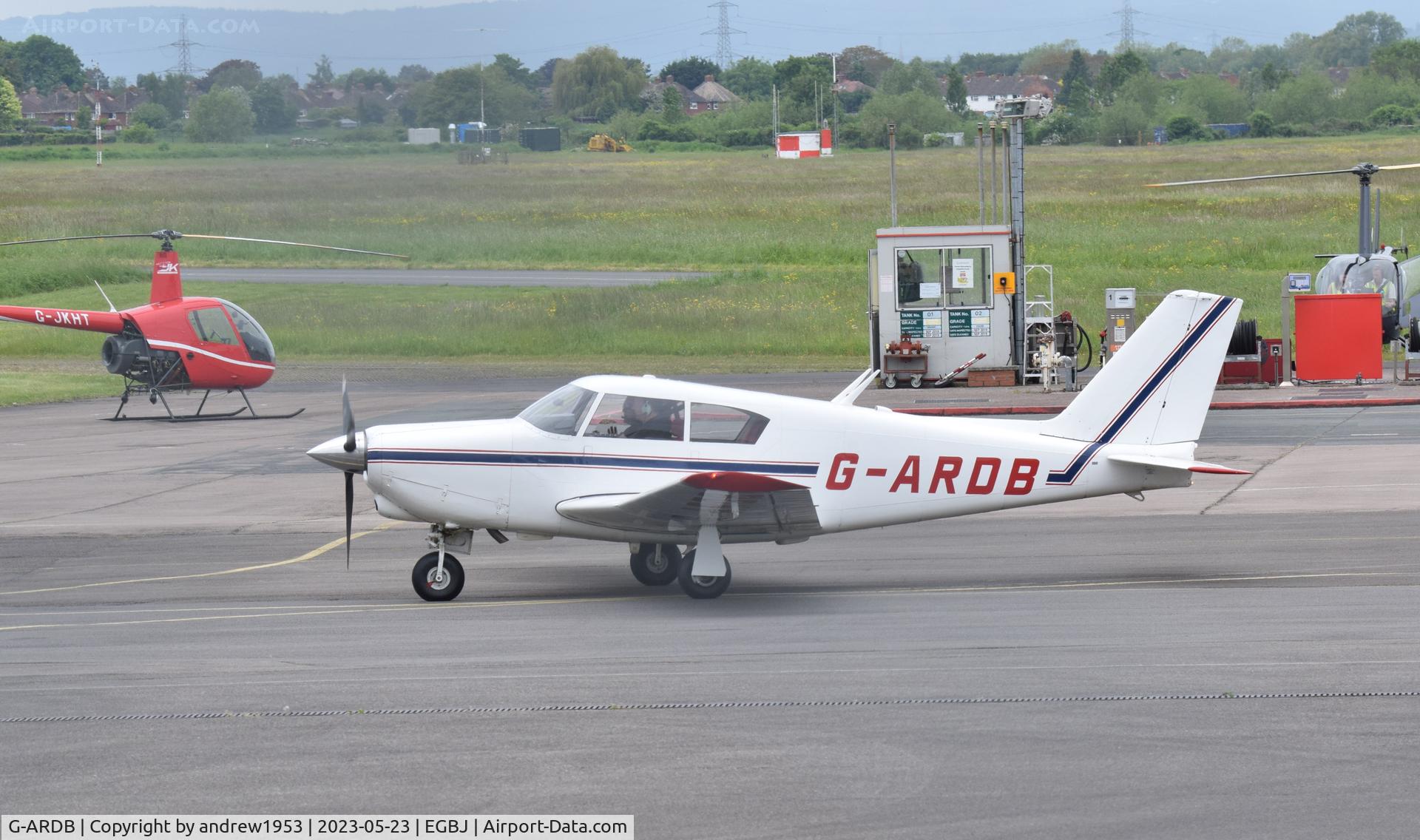 G-ARDB, 1960 Piper PA-24-250 Comanche C/N 24-2166, G-ARDB at Gloucestershire Airport.