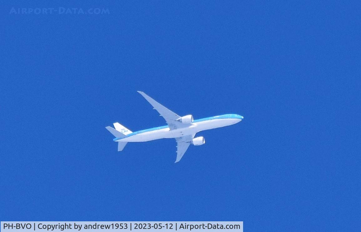 PH-BVO, 2015 Boeing 777-306/ER C/N 35946, PH-BVO over the Bristol Channel.
