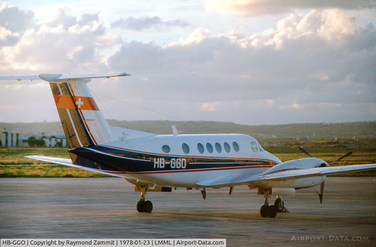 HB-GGO, 1977 Beech 200 Super King Air C/N BB-251, Beech 200 Super King Air HB-GGO Albinati Alberto