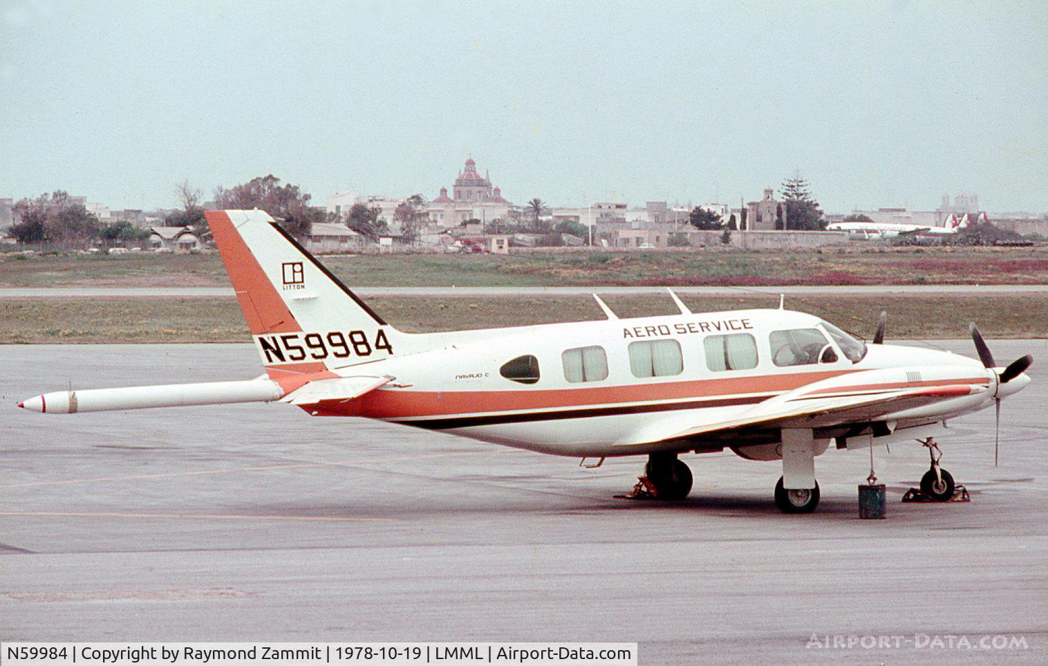 N59984, 1975 Piper PA-31-310 Navajo C/N 31-7512042, Piper PA-31-310 Navajo N59984 Aero Service