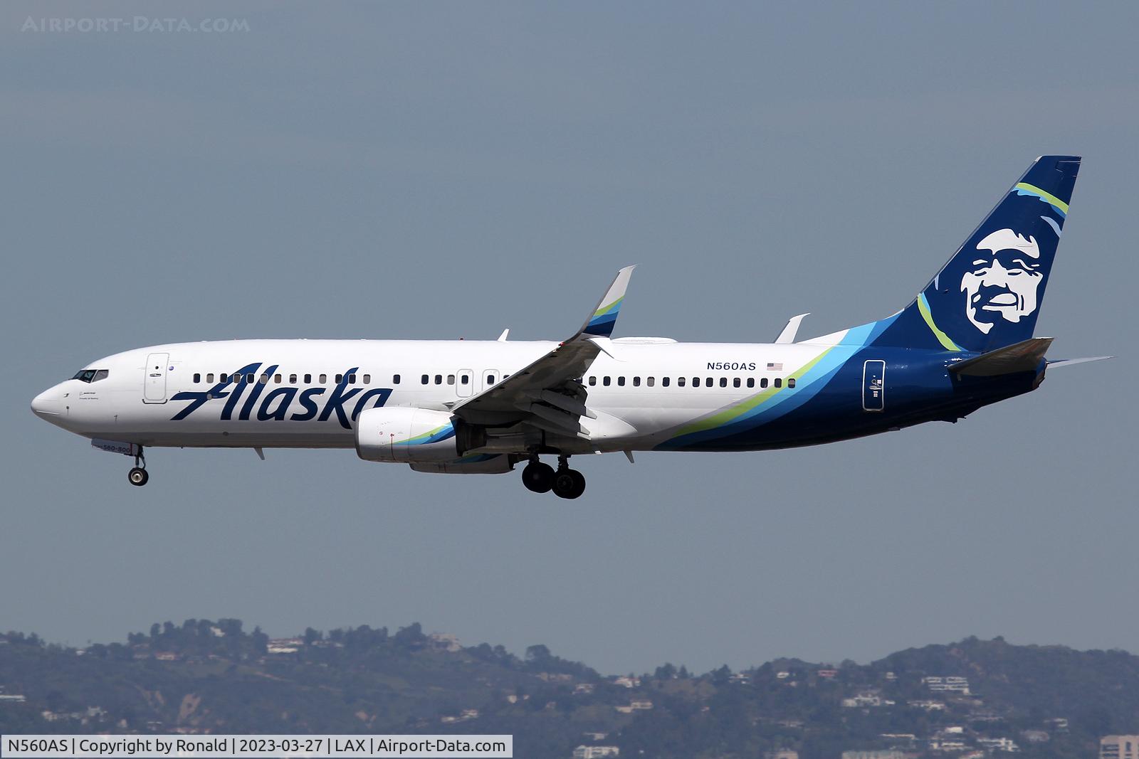 N560AS, 2006 Boeing 737-890 C/N 35179, at lax