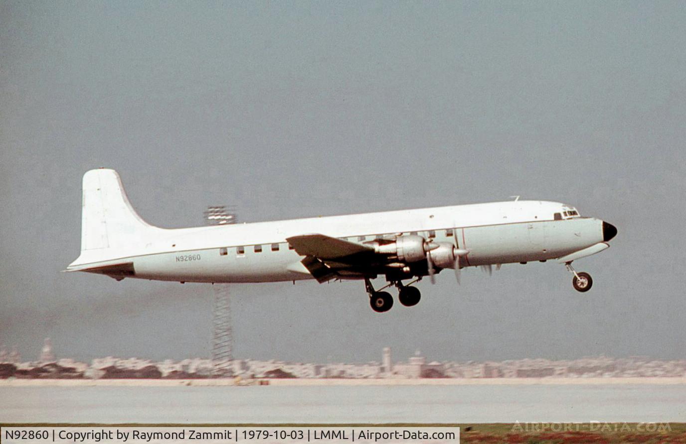 N92860, 1953 Douglas VC-118A Liftmaster (DC-6A) C/N 44619, Douglas DC-6 N92860