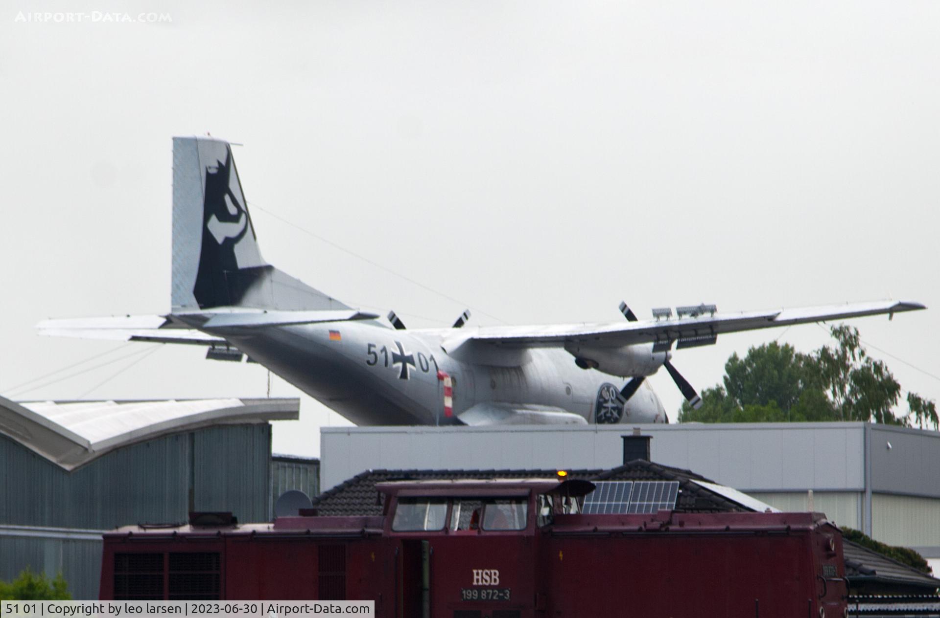 51 01, Transall C-160D C/N D138, On top of Wernigerode Air Museum 30.6.2023