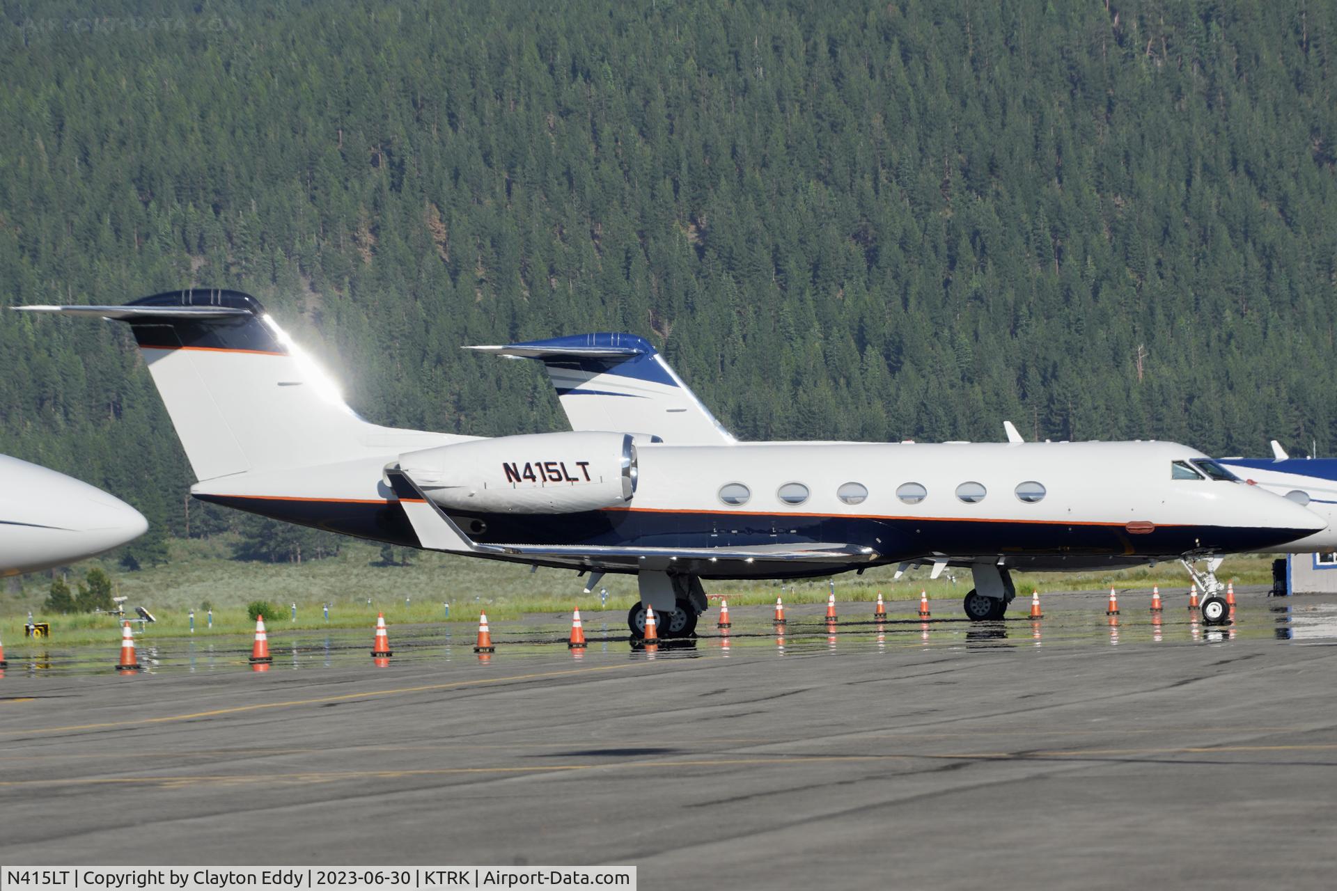 N415LT, 2015 Gulfstream Aerospace G-IV C/N 1367, Truckee Airport in California 2023.