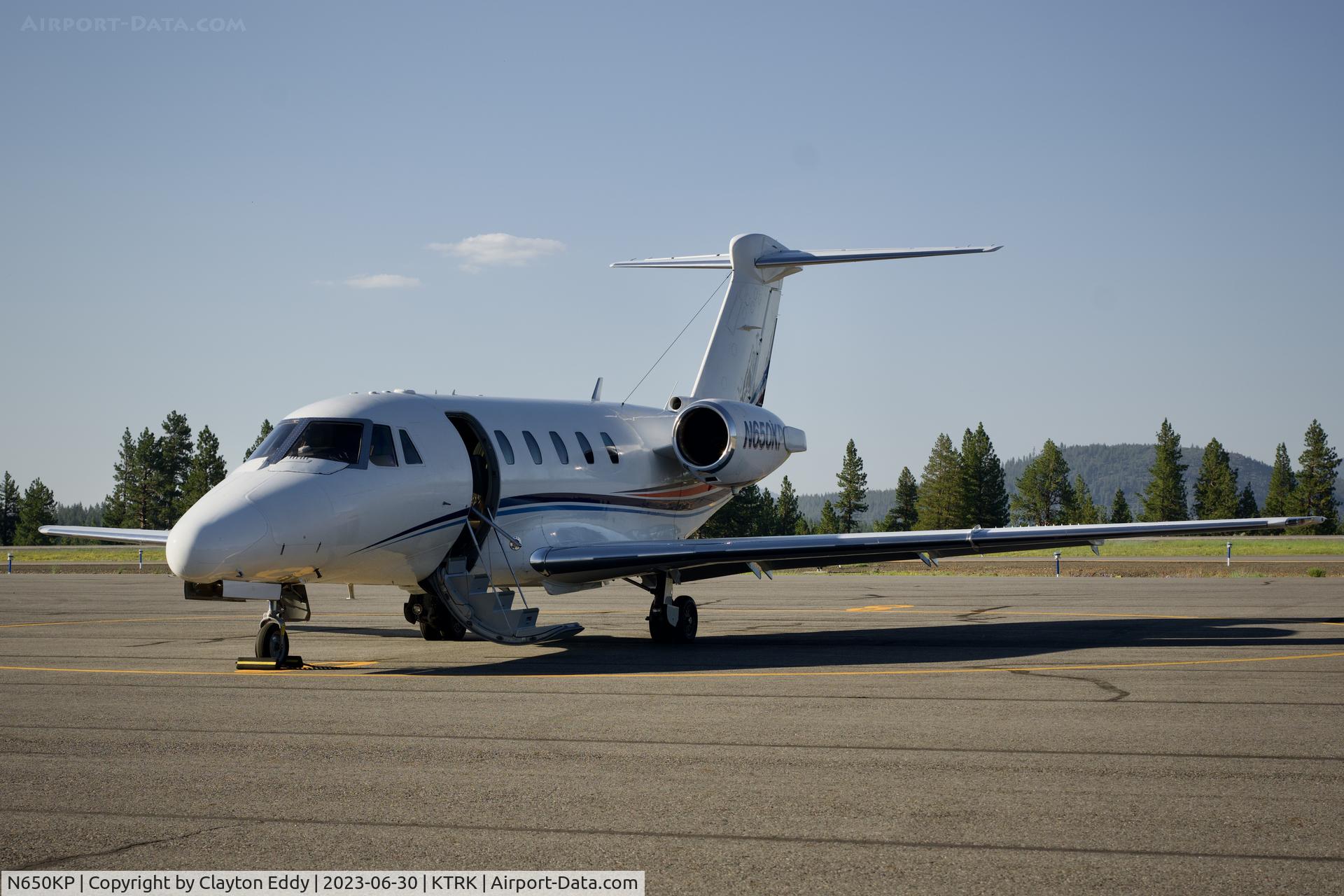 N650KP, 1985 Cessna 650 Citation III C/N 650-0095, Truckee Tahoe airport in California 2023.