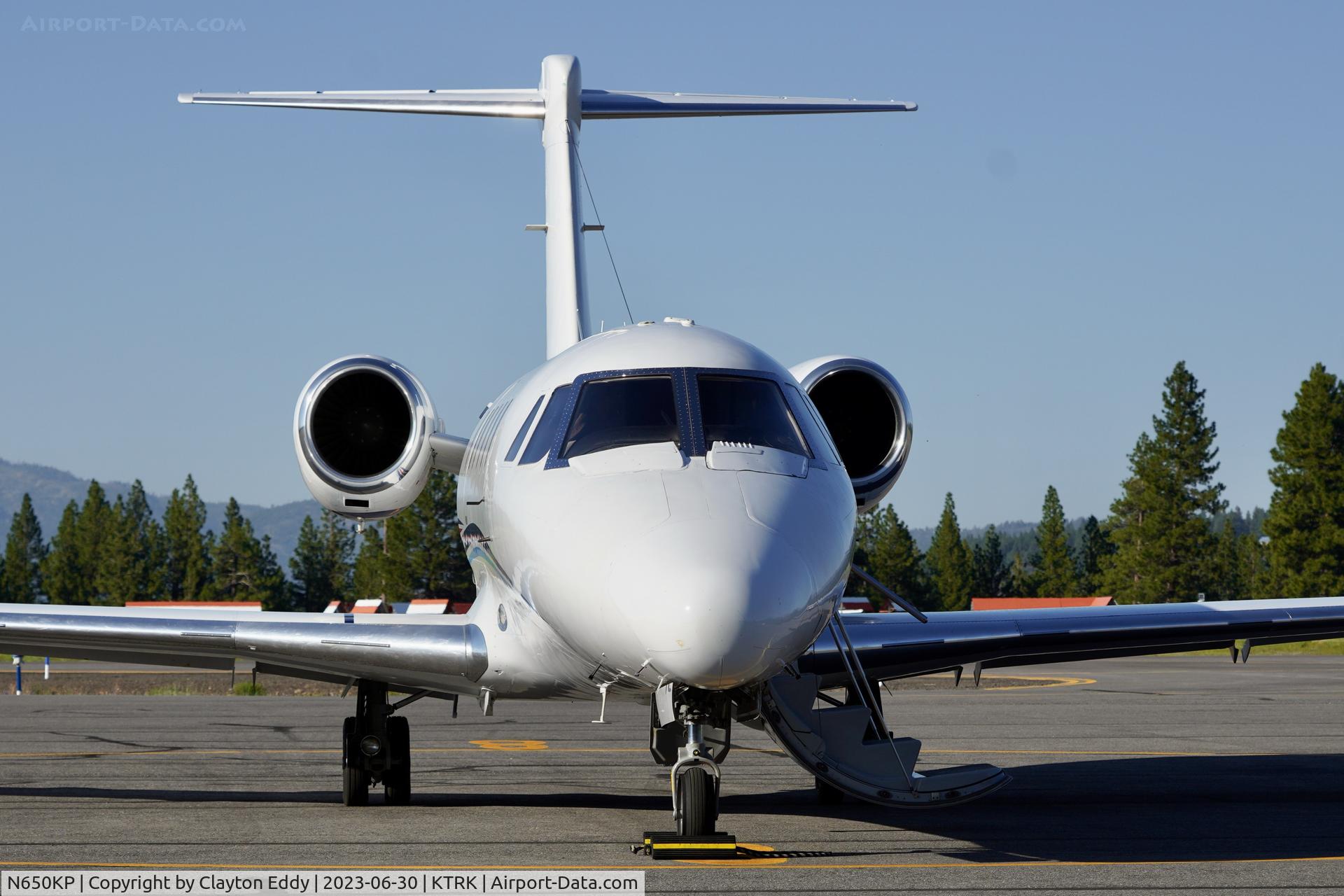 N650KP, 1985 Cessna 650 Citation III C/N 650-0095, Truckee Tahoe airport in California 2023.