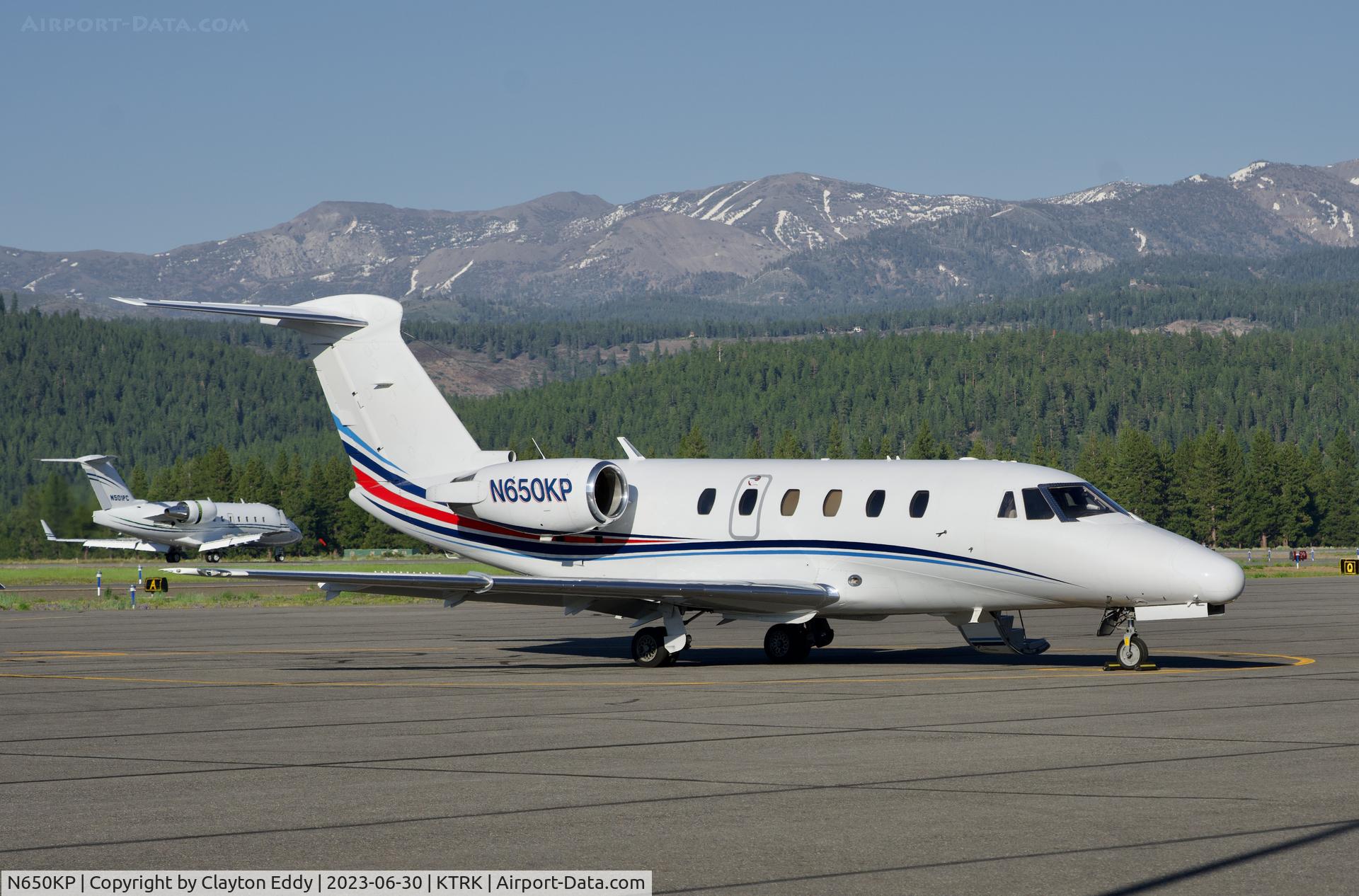 N650KP, 1985 Cessna 650 Citation III C/N 650-0095, Truckee Tahoe airport in California 2023.