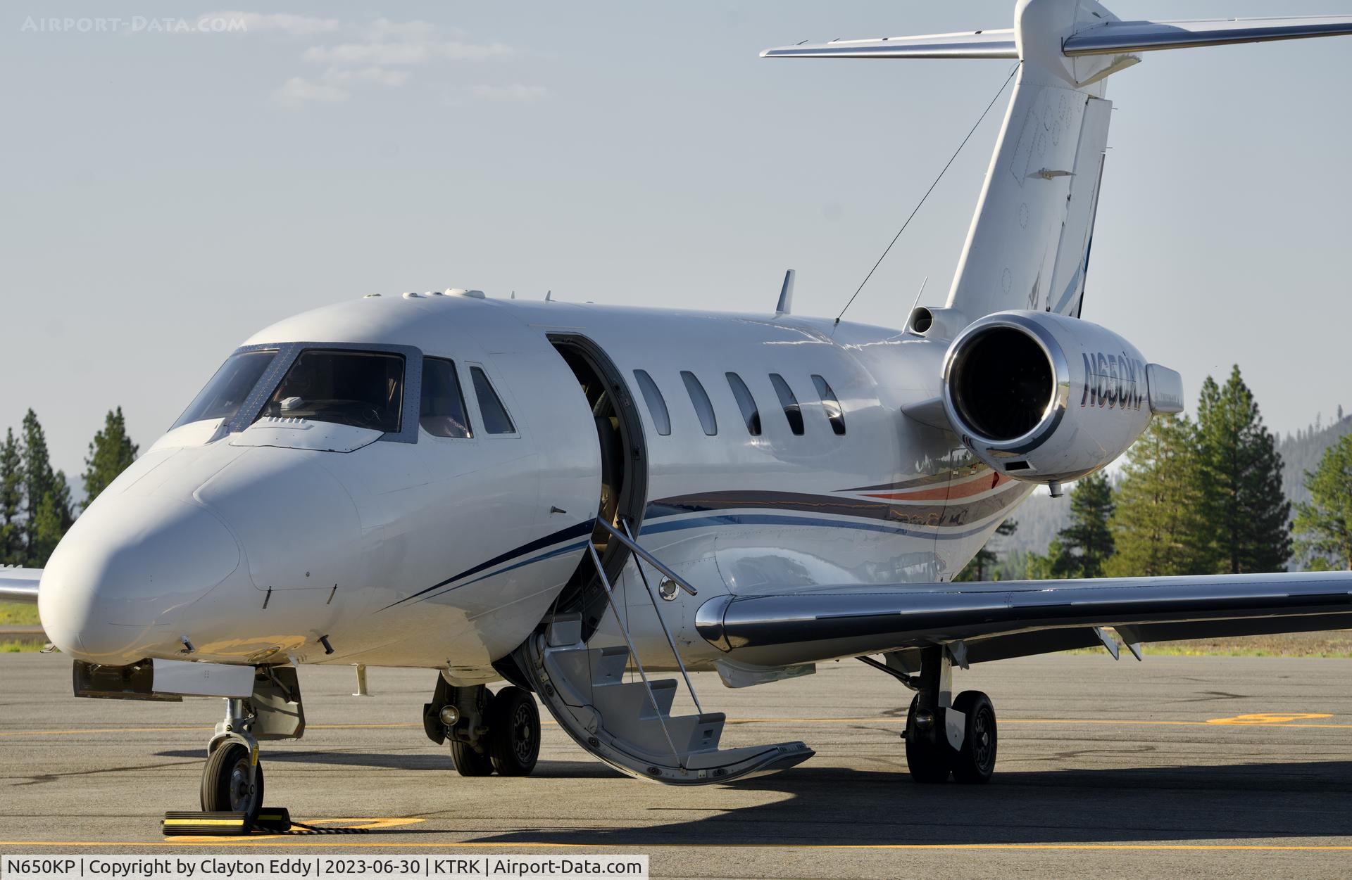 N650KP, 1985 Cessna 650 Citation III C/N 650-0095, Truckee Tahoe airport in California 2023.
