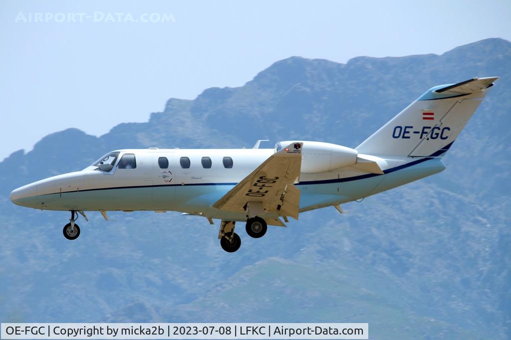 OE-FGC, 2015 Cessna 525 Citation M2 C/N 525-0873, Landing