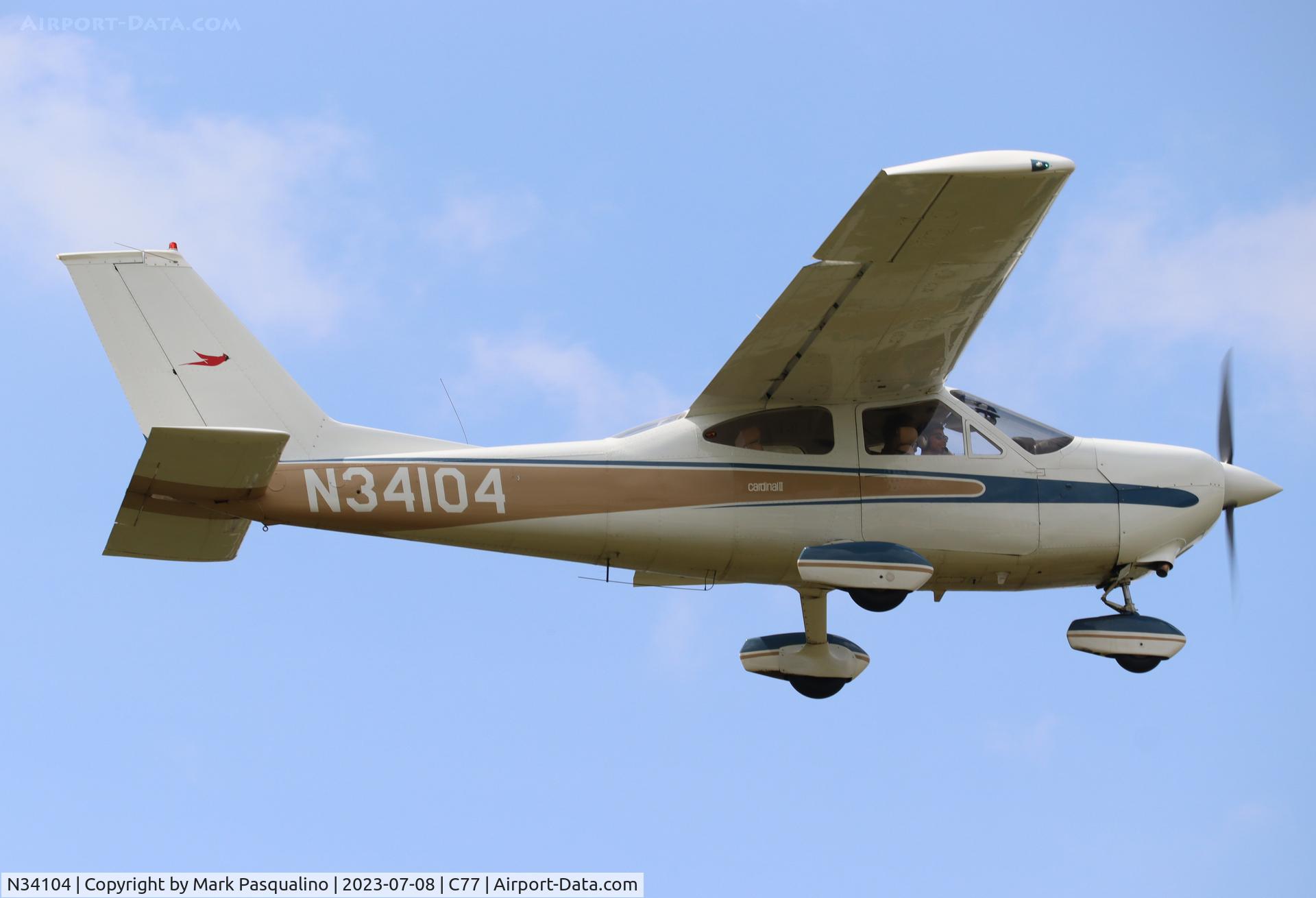 N34104, 1971 Cessna 177B Cardinal C/N 17701644, Cessna 177B