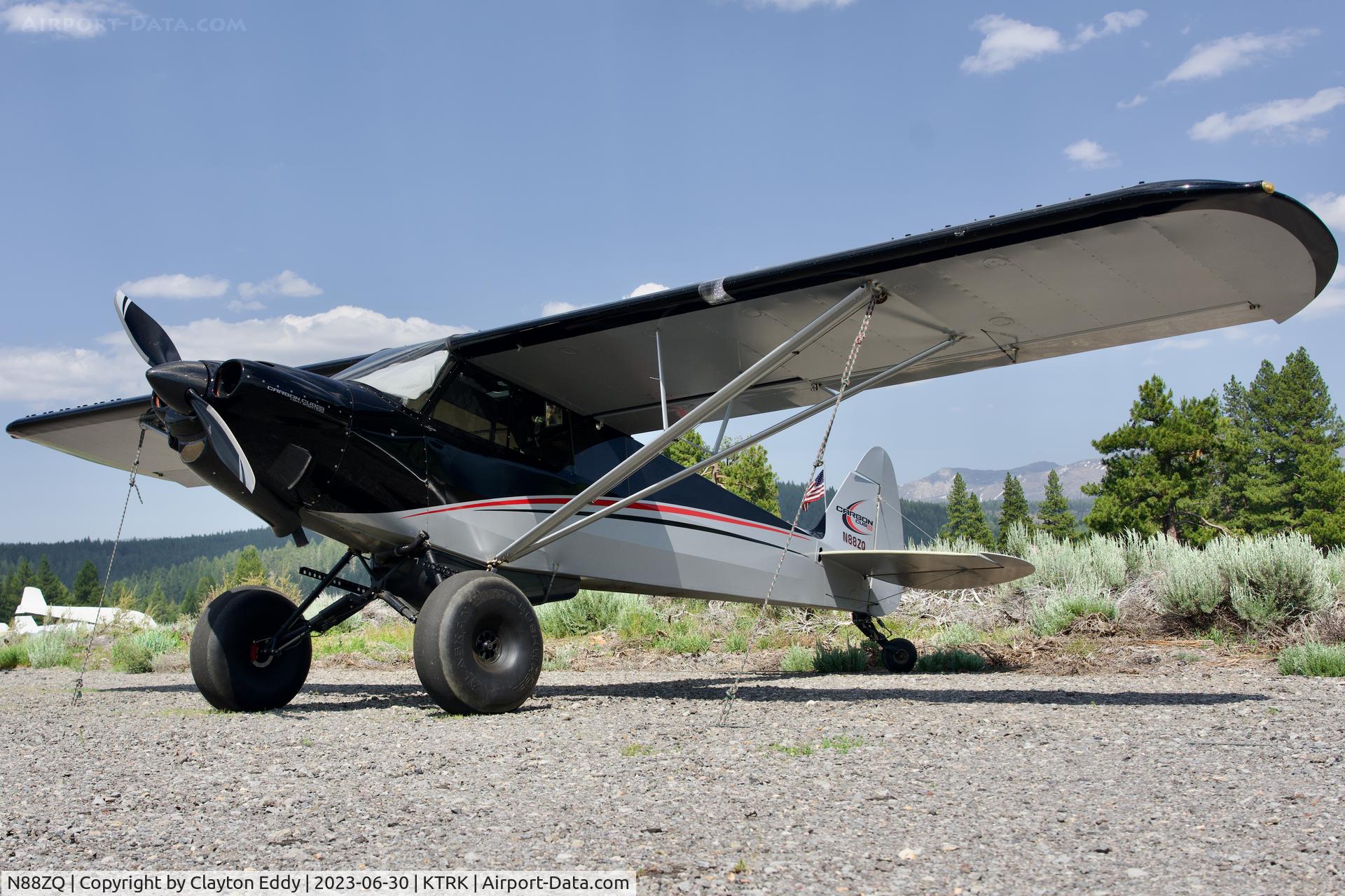 N88ZQ, 2013 Cub Crafters CC11-160 Carbon Cub SS C/N CC11-00260, Truckee Tahoe airport in California 2023.