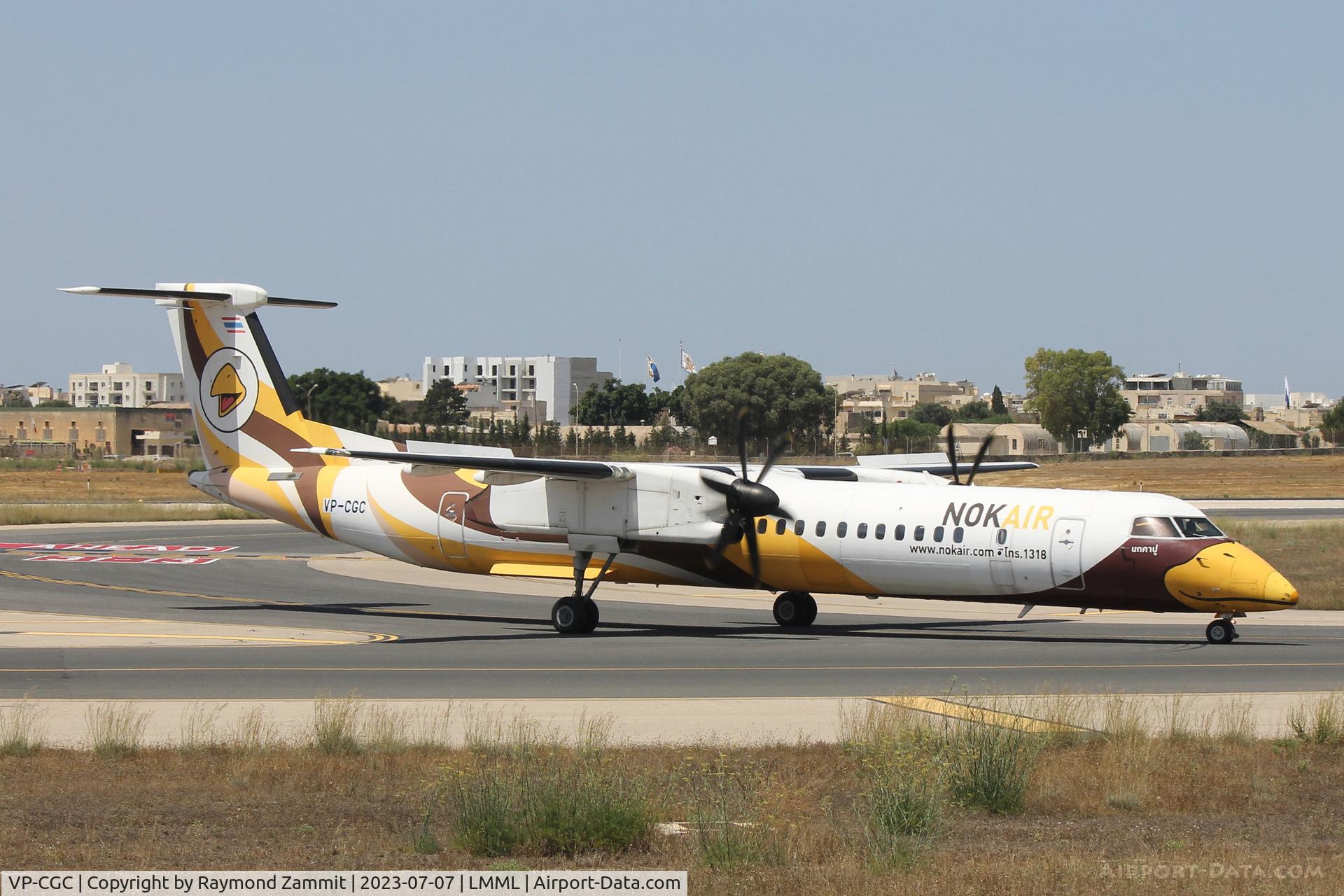 VP-CGC, 2000 Dassault Falcon 2000 C/N 107, Bombardier DHC-8 VP-CGC NOK Air