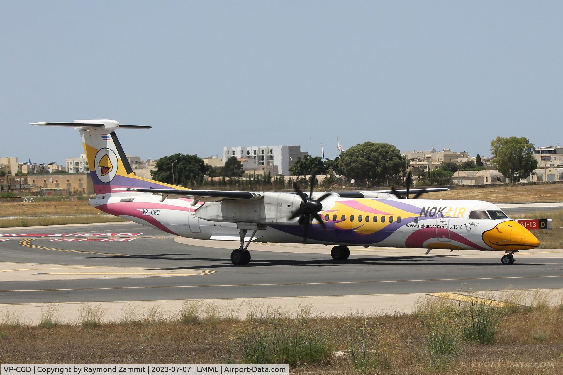 VP-CGD, Bombardier Dash-8- 402Q C/N 4455, Bombardier DHC-8 VP-CGD NOK Air