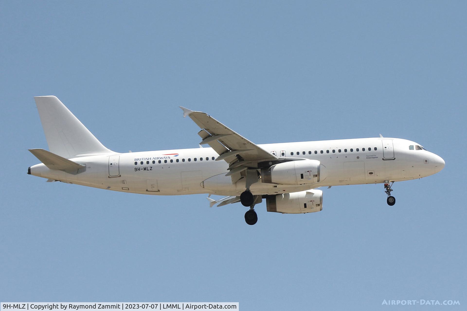 9H-MLZ, 2008 Airbus A320-232 C/N 3384, A320 9H-MLZ British Airways (Avion Express Malta)