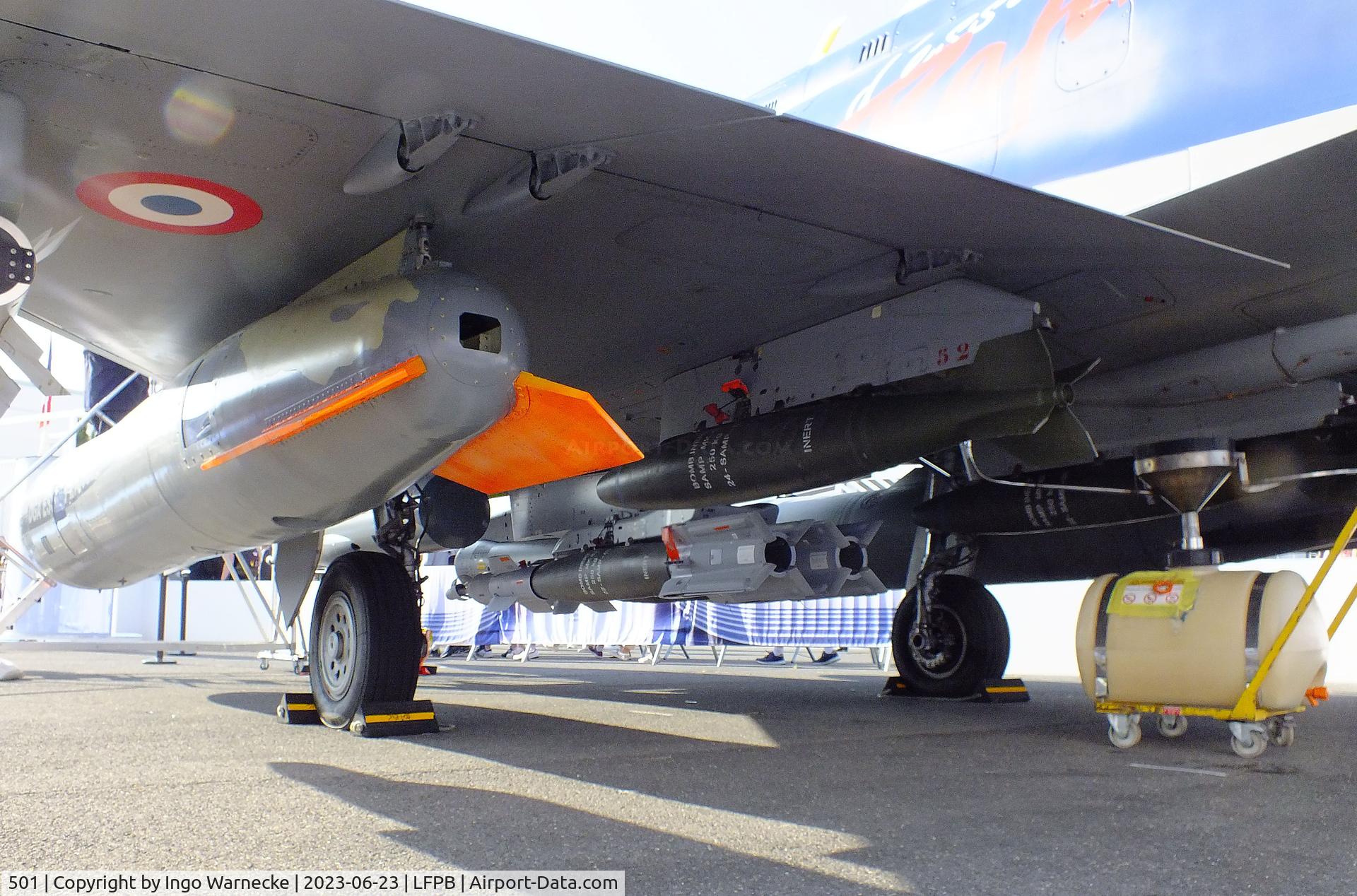 501, 1984 Dassault Mirage 2000B C/N 501, Dassault Mirage 2000B (Rafale testbed) of the DGA at the Aerosalon 2023, Paris