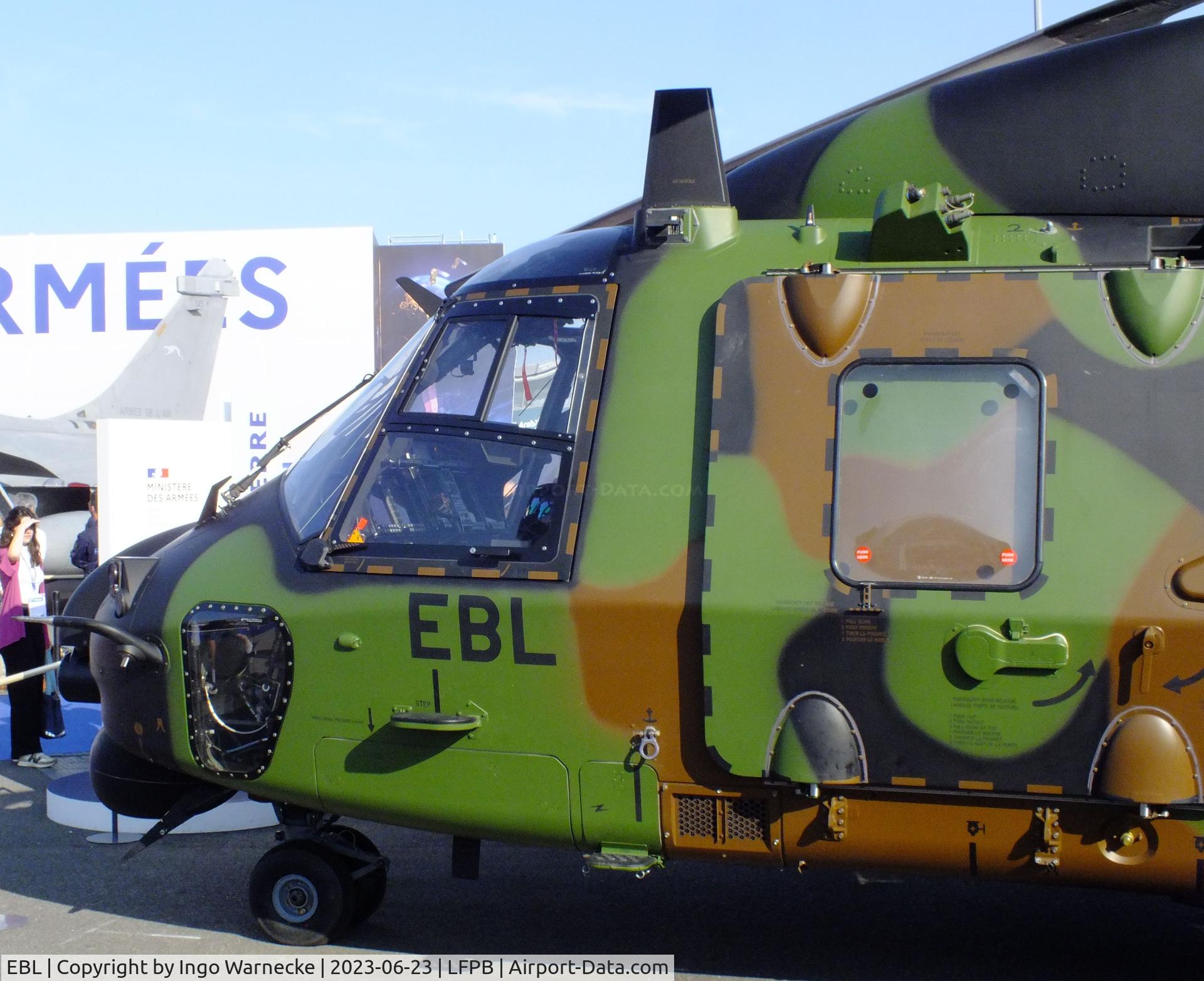 EBL, NHI NH-90 TTH Caïman Caiman C/N 1428, NHI NH90 TTH Caiman of ALAT (French army aviation) at the Aerosalon 2023, Paris