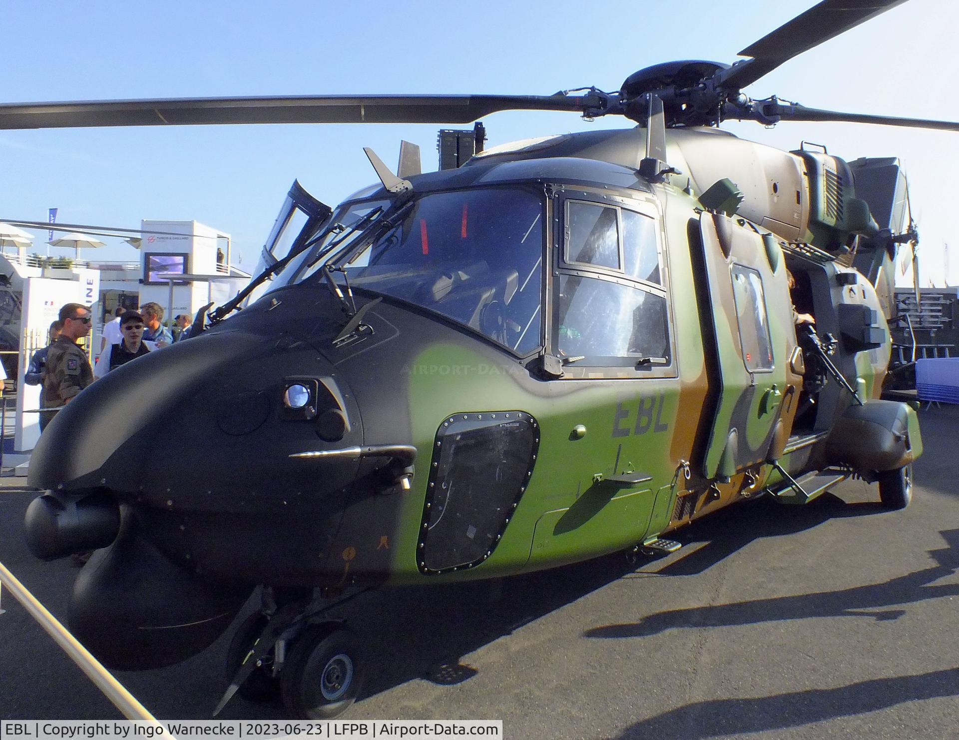 EBL, NHI NH-90 TTH Caïman Caiman C/N 1428, NHI NH90 TTH Caiman of ALAT (French army aviation) at the Aerosalon 2023, Paris