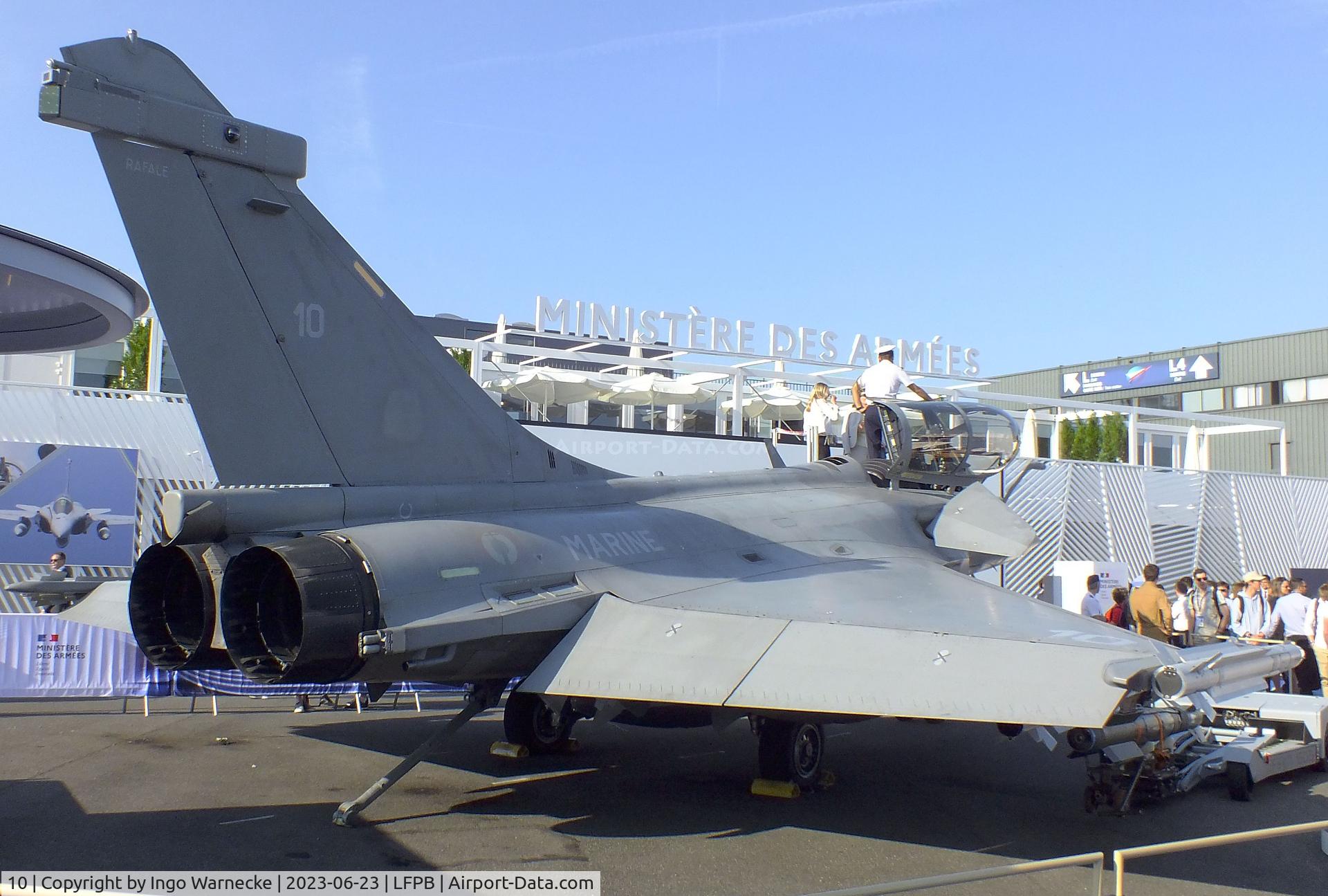 10, 2002 Dassault Rafale M C/N 10, Dassault Rafale M of the Aeronavale at the Aerosalon 2023, Paris