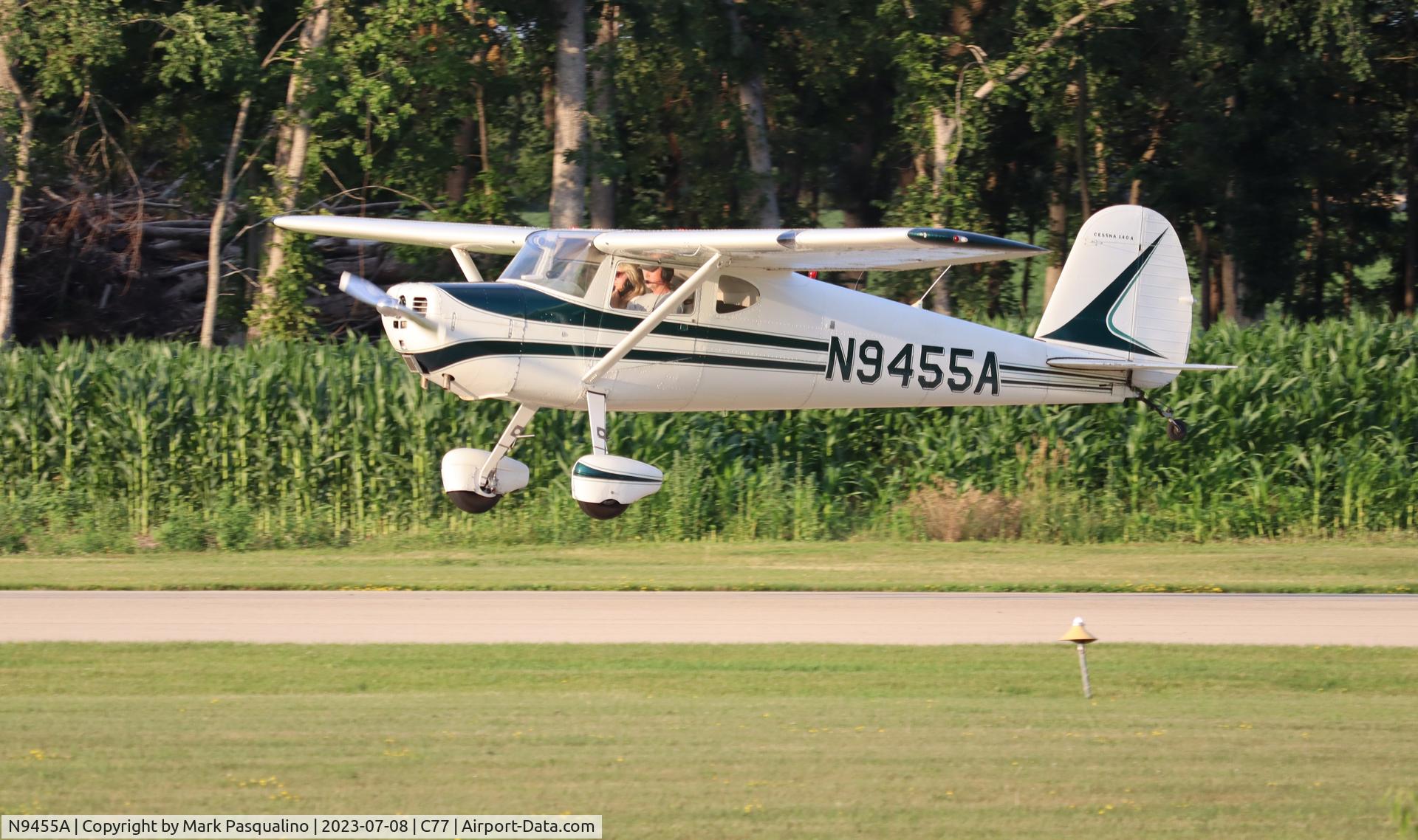 N9455A, 1950 Cessna 140A C/N 15557, Cessna 140A