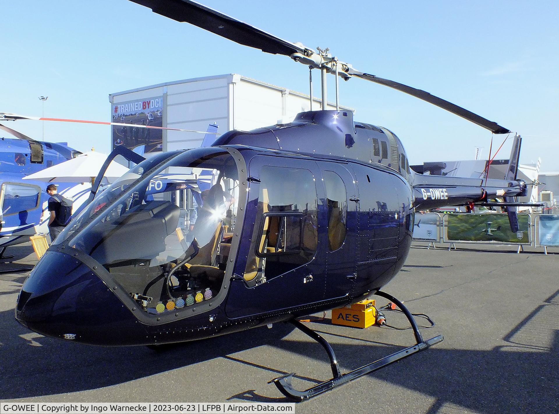 G-OWEE, 2021 Bell 505 Jet Ranger X C/N 65394, Bell 505 Jet Ranger X at the Aerosalon 2023, Paris