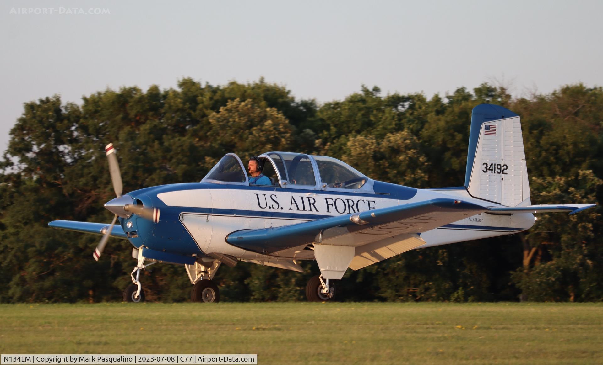 N134LM, 1955 Beech T-34A Mentor C/N G-292, Beech T-34A