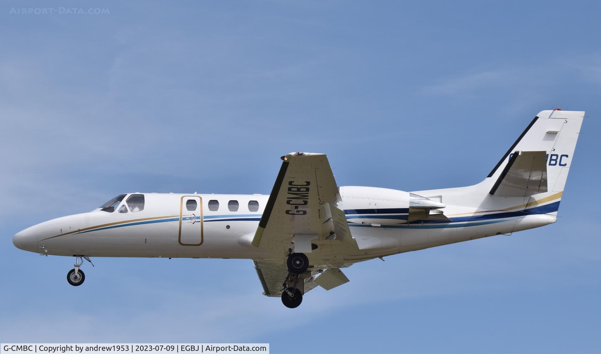 G-CMBC, 2000 Cessna 550 Citation Bravo C/N 550-0951, G-CMBC at Gloucestershire Airport.